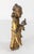 17th Century Ming or Qing Dynasty Chinese Gilt Bronze Daoist Attendant Figure For Sale - Image 4 of 14