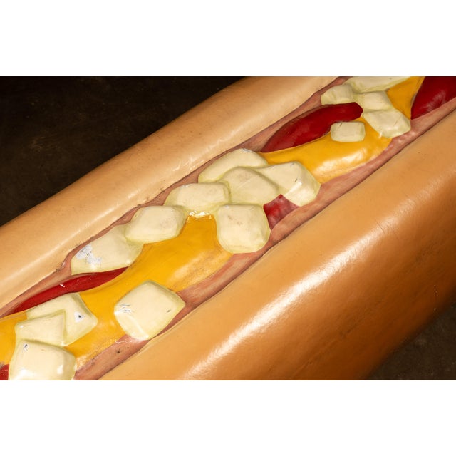Vintage Milwaukee County Stadium Giant Hot Dog Concession Display For Sale In Chicago - Image 6 of 10