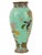 Japanese Japanese Cloisonne Enamel Vase Meiji Period Green Ground Bird Floral For Sale - Image 3 of 7