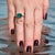 Green Natural Emerald Diamond Ring 6.5 14k W Gold 2.33 TCW Certified For Sale - Image 8 of 13