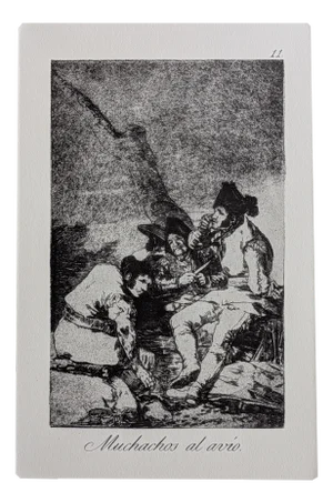 Francisco de Goya, Los Caprichos, Plate 10, Etching