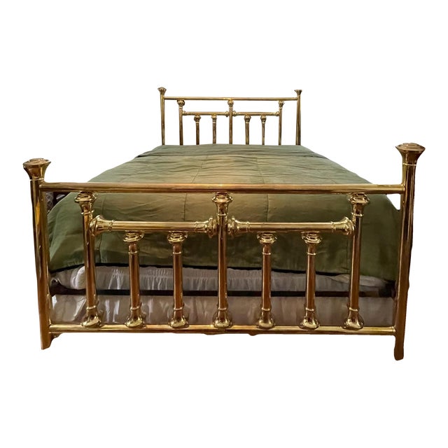 Early 20th Century MidCentury King Size Brass Beds of Virginia