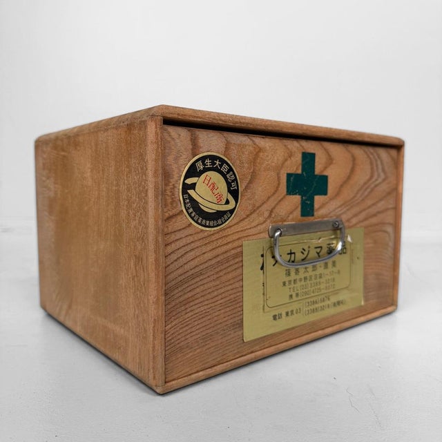 Vintage Japanese Medicine Cabinet or Desk Organizer, 1960s For Sale - Image 10 of 10