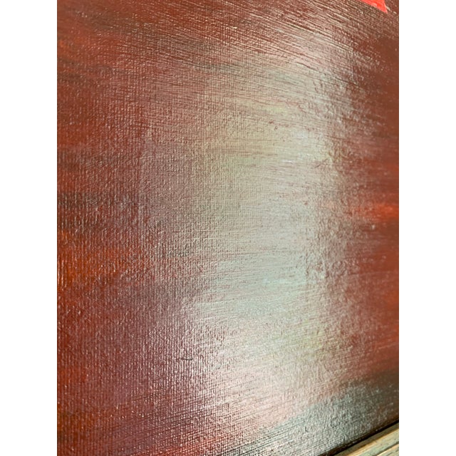 2020s Contemporary Impressionist Style Seascape Painting on Canvas, Framed For Sale - Image 5 of 5