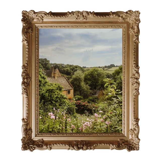 Cotswolds Village in Summer – Bucolic English Countryside Fine Art Photograph Print 24x30 For Sale - Image 4 of 4