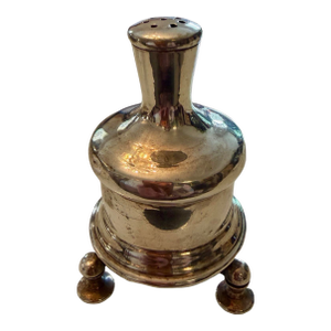 Early Vintage Silver Plate Pepper Mill, Made in France