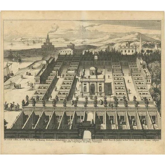 Goeree, Cells on the Island of Pharos, 1690, Print For Sale - Image 6 of 6