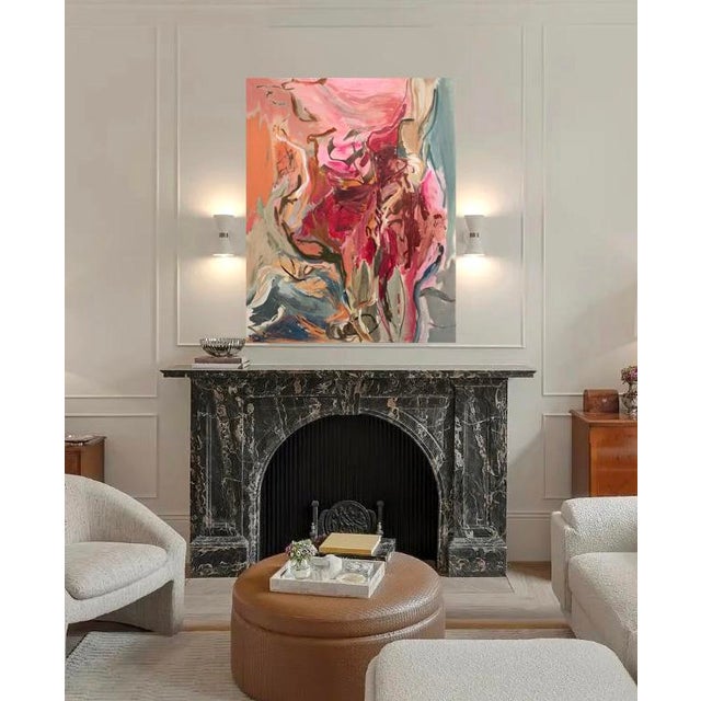 This acrylic and oil painting on canvas by Susan Foley, named "Daydreaming" was inspired by the artist's love of nature....