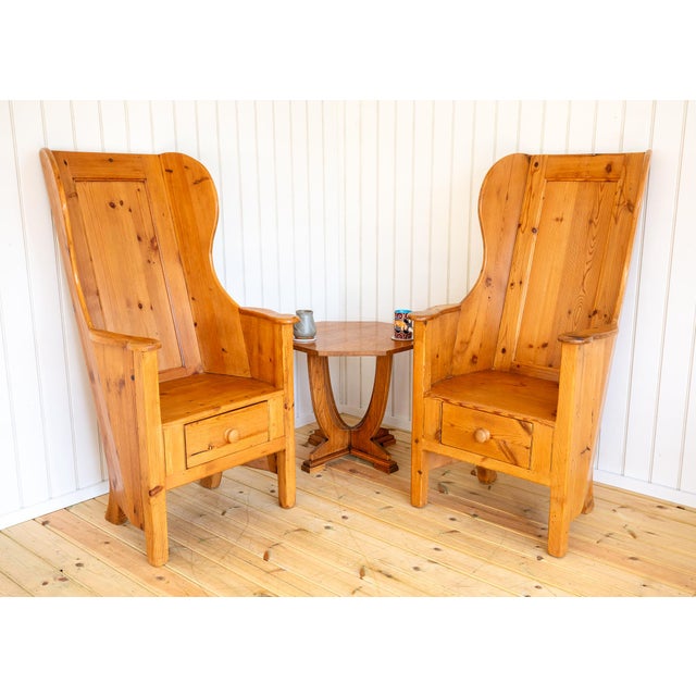 Rustic Farmhouse Armchairs, 1960s, Set of 2 For Sale - Image 9 of 18