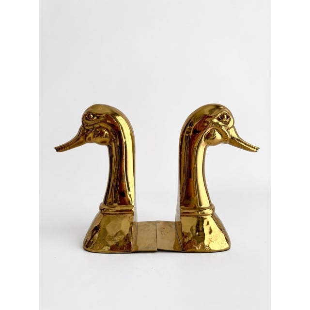 1970s Polished Brass Bookends by Almazán, 1970s, Set of 2 For Sale - Image 5 of 11