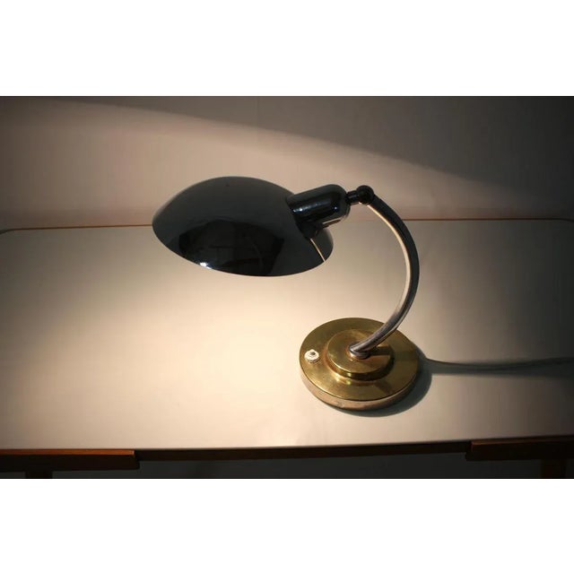 Mid-Century Metal Table Lamp, 1950s For Sale - Image 9 of 12