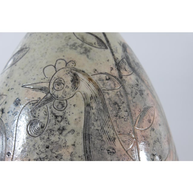 Large Vase with Sgrafitto Decoration by Jens Thirslund for Herman A. Kähler, 1930 For Sale - Image 10 of 18