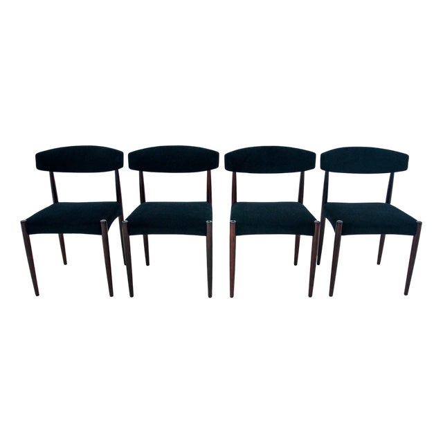 Teak Dining Chairs, 1960s, Set of 4 For Sale
