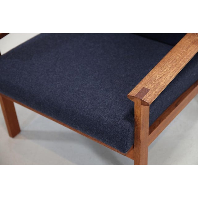 Armchair in Oak by Illum Wikkelsø, 1950s For Sale - Image 6 of 7