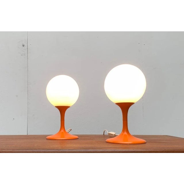 Mid-Century Swiss Table Lamps by E.R. Nele for Temde, Set of 2 For Sale - Image 18 of 18