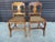 Victorian Matching Pair of Antique Tiger Maple Chairs With Cane Seats For Sale - Image 3 of 17