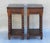 1930s Neo-Basque Carved Oak Single Drawer Nightstands by Charles Dudouyt, France, 1930s, Set of 2 For Sale - Image 5 of 11