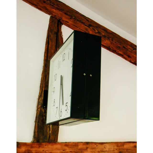 Industrial Station Wall Clock, 1960s For Sale - Image 3 of 18