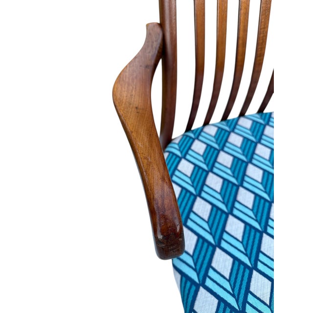 Wood Mid Century Benny Linden Teak Armchair - Dining Chair For Sale - Image 7 of 10