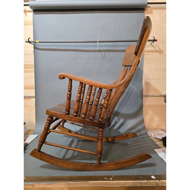 Early Pressed Back Rocker For Sale - Image 6 of 11