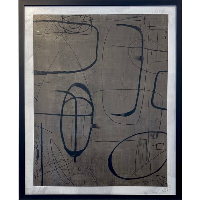 Interwoven I, 2026 - mix media on paper, 32" x 44", signed Interwoven Forms is an original mixed-media work on paper by...