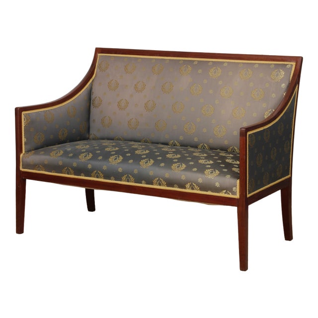 Bench in the style of Jean-Michel Frank, 1930s For Sale