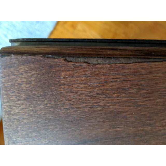 Rustic Farmhouse Drop Leaf Table For Sale - Image 11 of 12