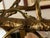 Branch Form Gilt Metal + Glass Droplets Chandelier For Sale - Image 10 of 12