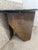 Contemporary Sculptural Corten Steel Console Table With Black Marble Top and Granite Back Panel For Sale - Image 9 of 9