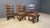Wood Vintage Brutalist Dining Chairs, 1960s, Set of 6 For Sale - Image 7 of 14