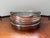 For your dining table, sideboard, or coffee table, a beautiful antique silver plated centerpiece basket with removeable...