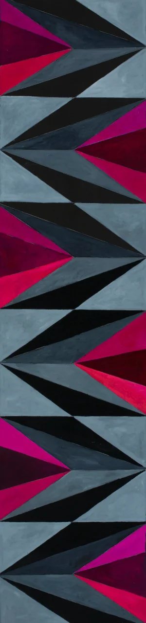 "Disequilibrium #13" 7ft Tall Contemporary Abstract Oil Painting by Mary Alice Copp -
