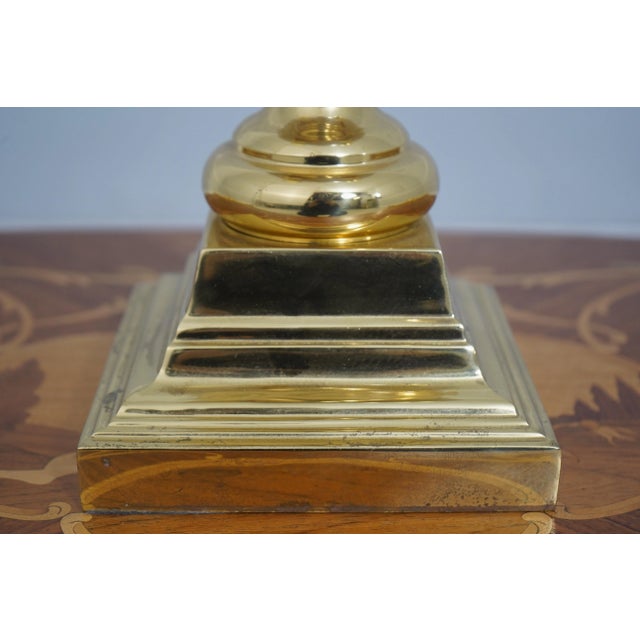 Pair Stiffel Attributed Crackle Porcelain Table Lamps For Sale - Image 10 of 11