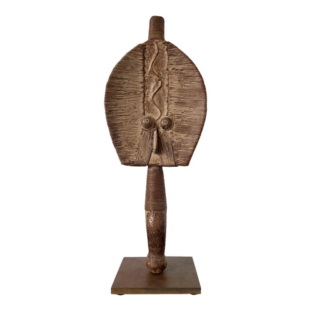 Kota Reliquary Figure Sculpture Mahongwe People Gabon For Sale