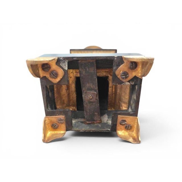 Antique Gilt and Patinated Bronze Vases, 1880, Set of 2 For Sale - Image 10 of 11