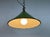 British Industrial Green Enamel Factory Pendant Lamp, 1950s For Sale - Image 15 of 17