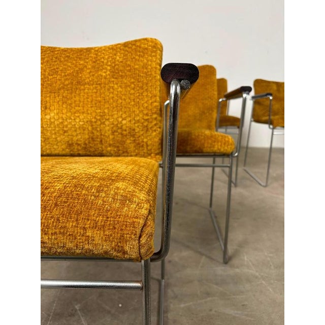 Metal Giano Chairs by Kazuhide Takahama for Cassina, 1960s, Set of 6 For Sale - Image 7 of 11