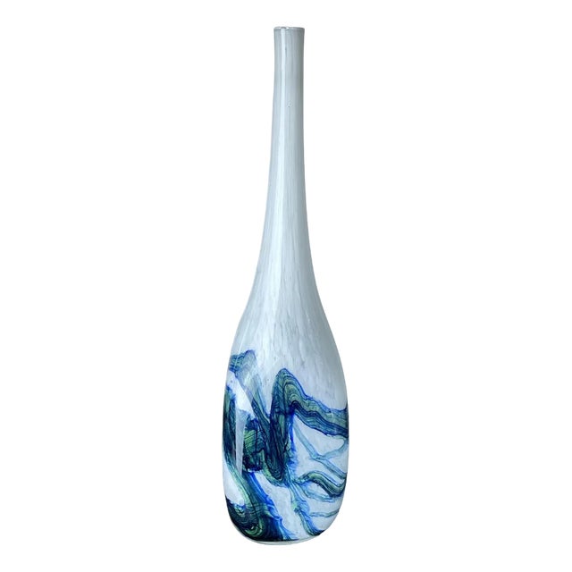Murano Polychrome Murano Glass Vase, 1960s For Sale