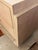 Postmodern Modern Linen Wrapped Wood and Shellac 2 Drawer Nightstands With Metal Accents by Hooker Furniture Co, Signed a Pair For Sale - Image 3 of 11