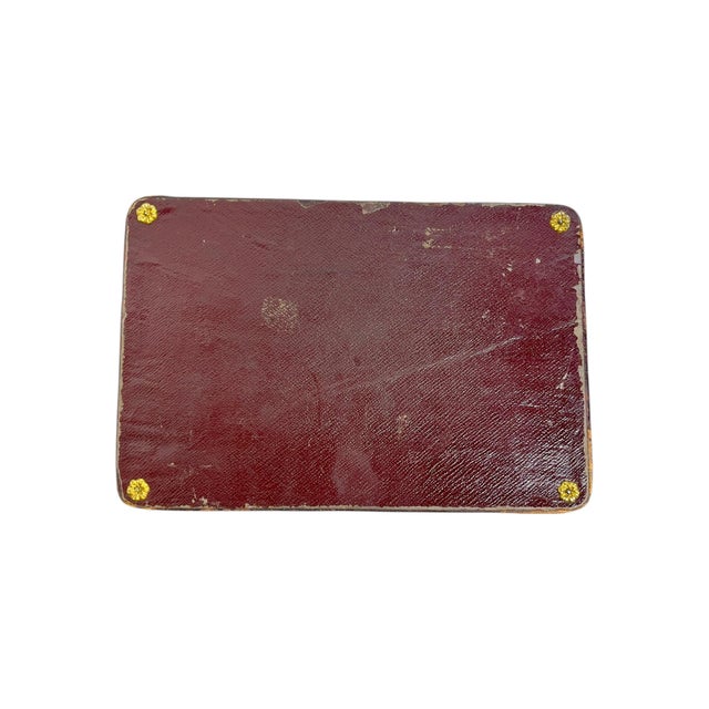 19th Century French Napoleon III Hand-Tooled Gilt Leather Box For Sale - Image 12 of 16