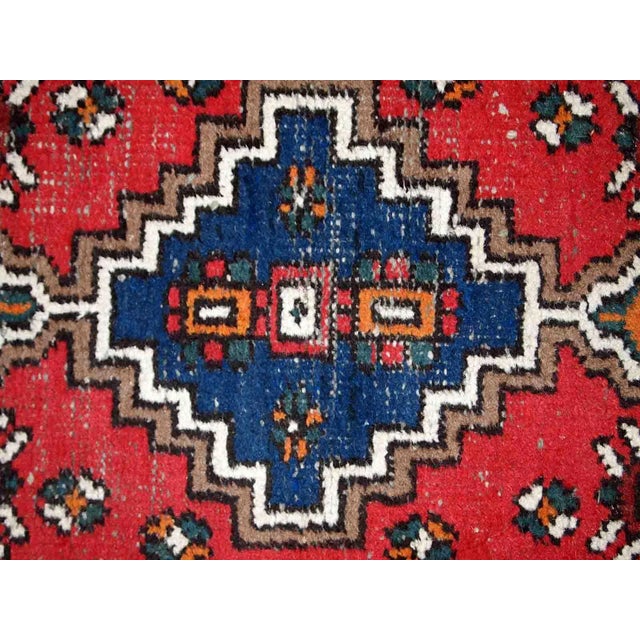 1970s Handmade Vintage Persian Hamadan Rug 2'4" X 4'6" For Sale In New York - Image 6 of 10