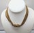Vintage 1979 Signed Napier Ad Piece Goldtone Torsade Necklace For Sale - Image 10 of 14