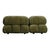 Camaleonda Sofa bin Green Linen Velvet y Mario Bellini for B&B Italia, 1972, Set of 2 For Sale - Image 15 of 18
