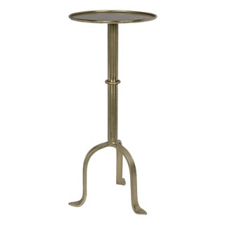 Tini Side Table, Metal with Brass Finish For Sale