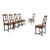 1900s French Oak Dining Chairs - Set of 6 For Sale
