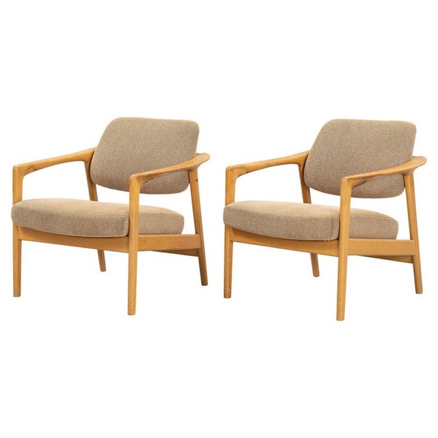 Wood Set of Armchairs Ascot by Folke Ohlson for Dux, Sweden, 1960s For Sale - Image 7 of 7