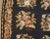 1980s 1980s Black Floral European Vintage Needlepoint Carpet 7'10'' X 9'6'' Flatweave Wool Rug For Sale - Image 5 of 9