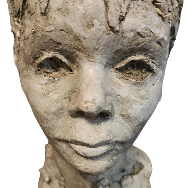 1960s 1960s Modernist Figural Bust Sculpture, Attributed to Barbara Cranford For Sale - Image 5 of 9