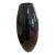 Vintage Post Modern Black Glass Vase For Sale
