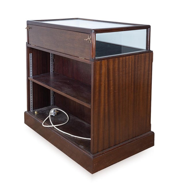 20th Century Mahogany Display Cabinet, 1920s For Sale - Image 3 of 15